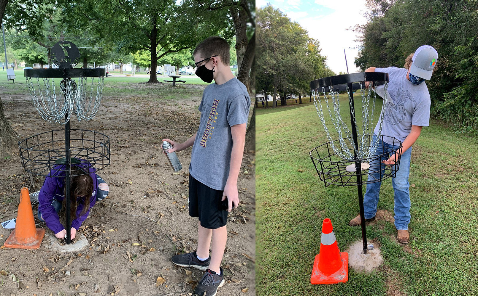 Disc golf course is alive